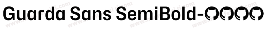 Guarda Sans SemiBold字体转换